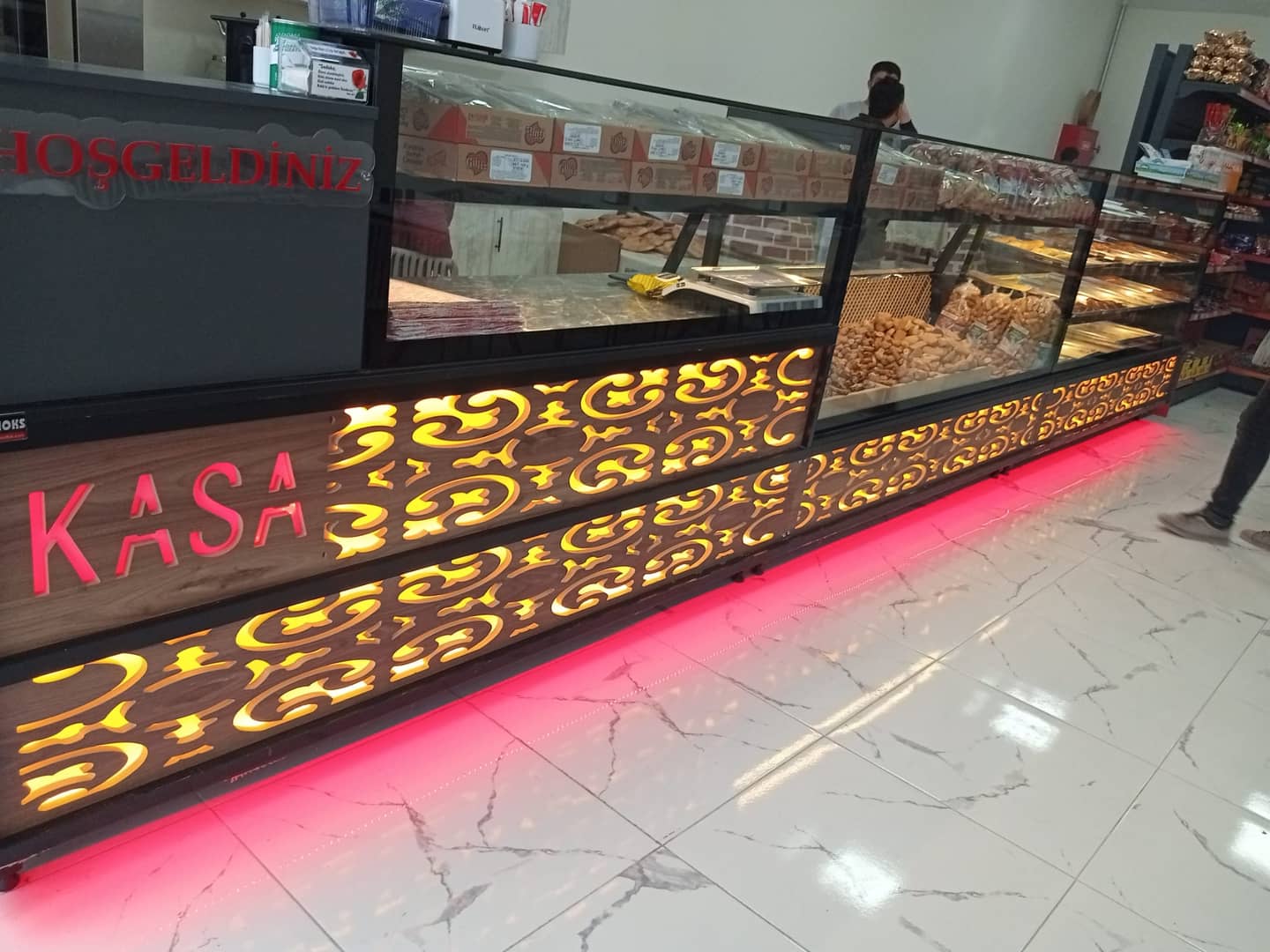 Işıklı Kasa ve Büfe Tezgahı ST-CB220