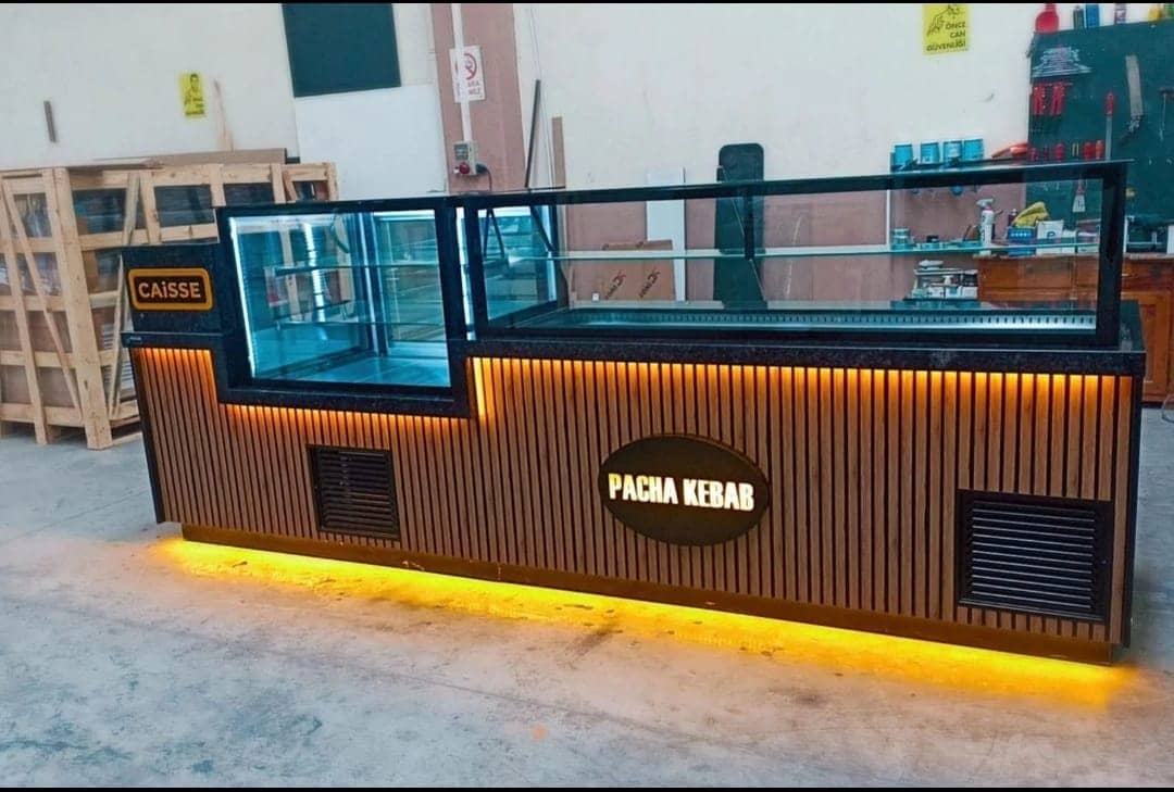 Kebap Salonu Kasa ve Servis Tezgahı ST-KB160 — görsel 3