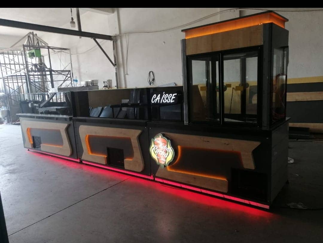 Dekoratif Kebap Tezgahı ve Davlumbaz Seti ST-DK240 — görsel 3